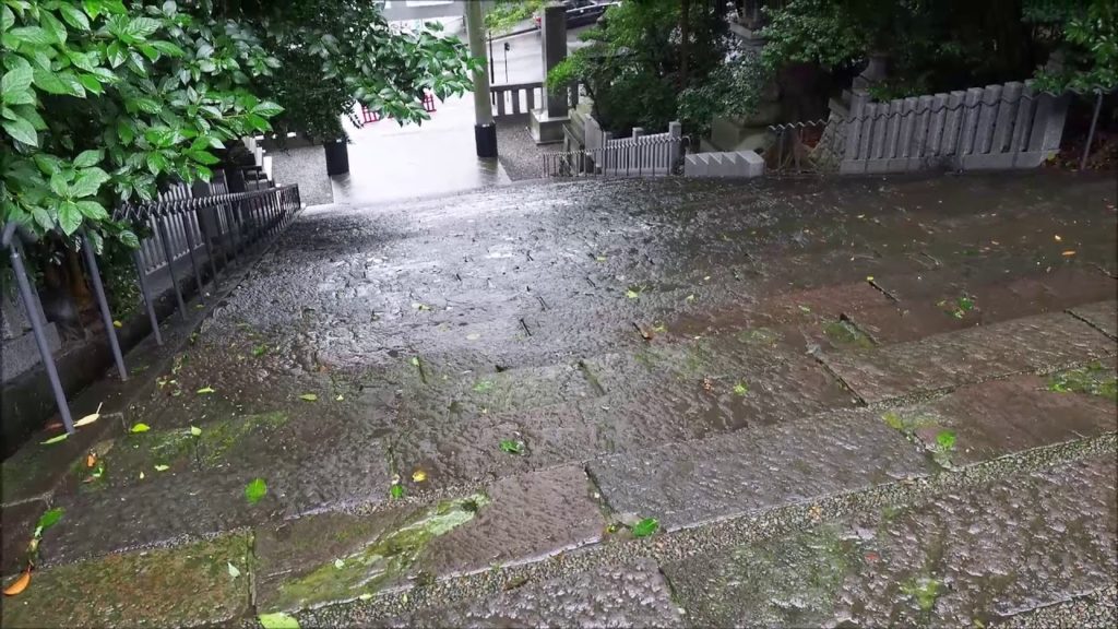 Hie Shrine on a Rainy Day