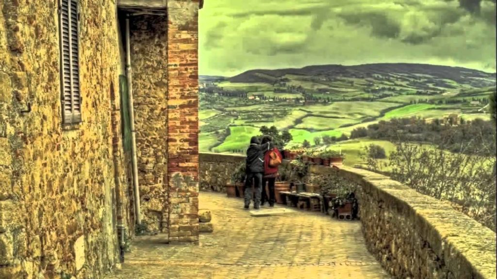The Val d'Orcia  Tuscany Italy  Unesco World Heritage Site