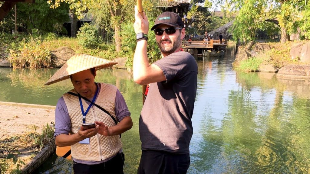 Relaxing Peacefull River Gondola Tour in China