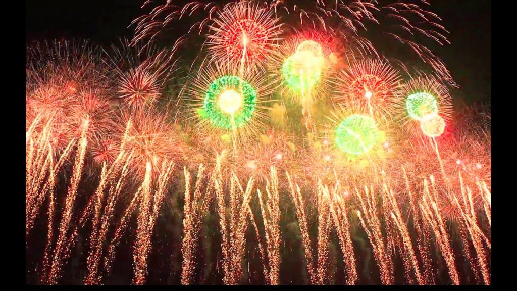 2014年長野えびす講花火大会　アナと雪の女王 Let It Go 大会主催者提供
