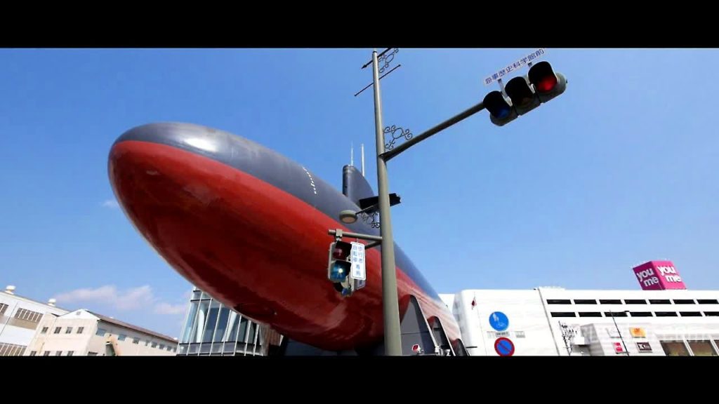 Scenery of Kure city Hiroshima Japan.  呉をゆく