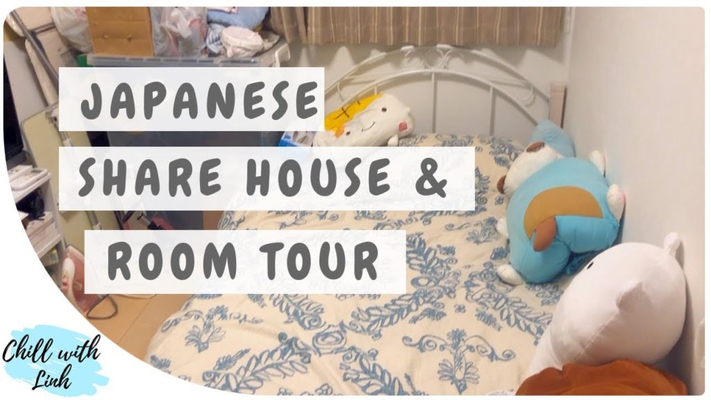 Japanese Share House Apartment & Tiny Room Tour in Tokyo With Detailed Furniture Price