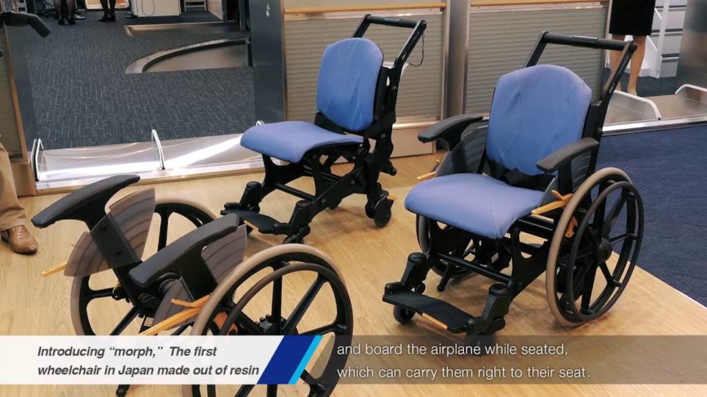 Introducing "morph" the first wheelchair in Japan made out of resin