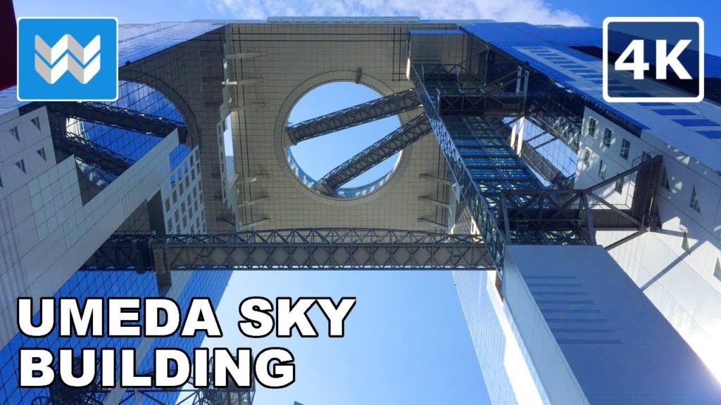 WORLD'S HIGHEST ESCALATOR - Umeda Sky Building Walking Tour | Osaka, Japan Travel Guide 【4K】
