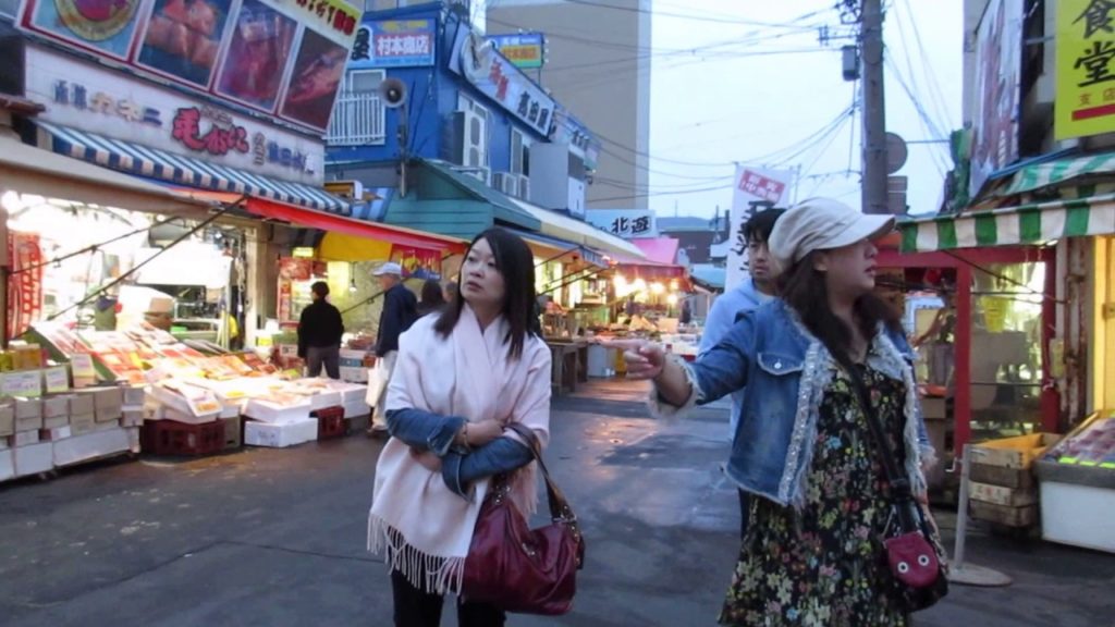 Nakadori Street Hakodate Morning Market Hakodate Hokkaido Japan