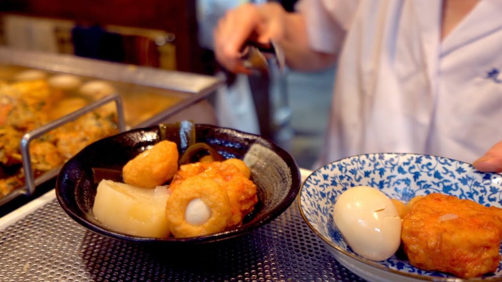 Japanese Street Food(2019) S01Part.5 🍢Best ODEN Tokyo Japan 丸健水产 御田(おでん)專門店 🇯🇵Kanto Street Food