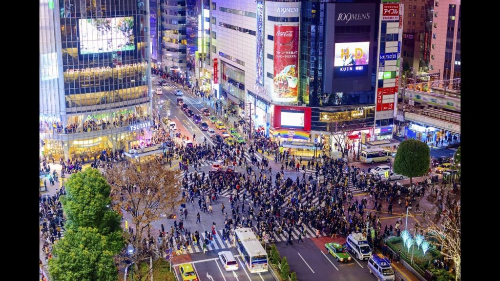 CAN YOU WALK? IN SHIBUYA TOKYO 2018. 4K