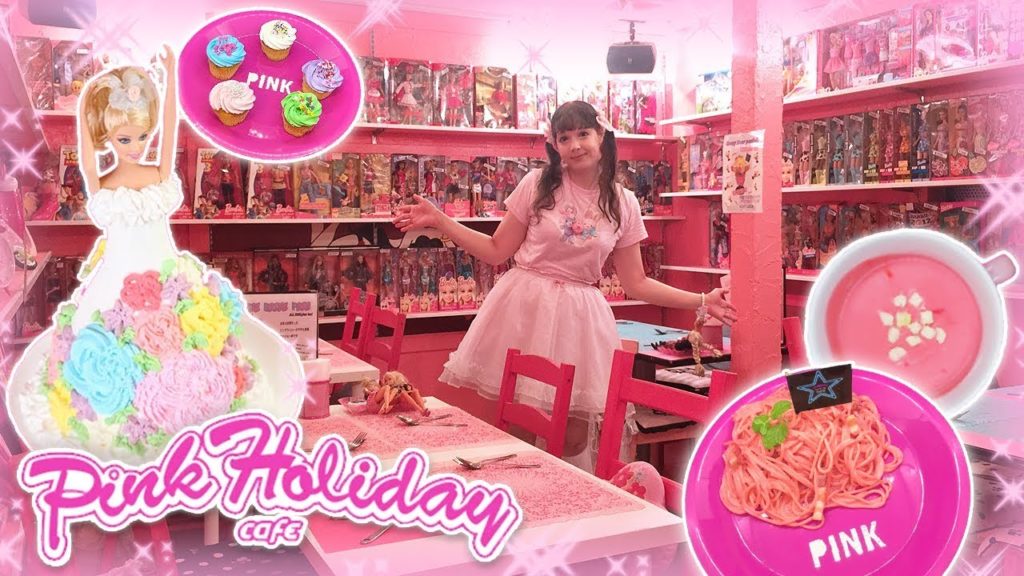 Pink Holiday ♪ Japan's Barbie Café - FULL TOUR | Princess in Japan ♡SPECIAL♡