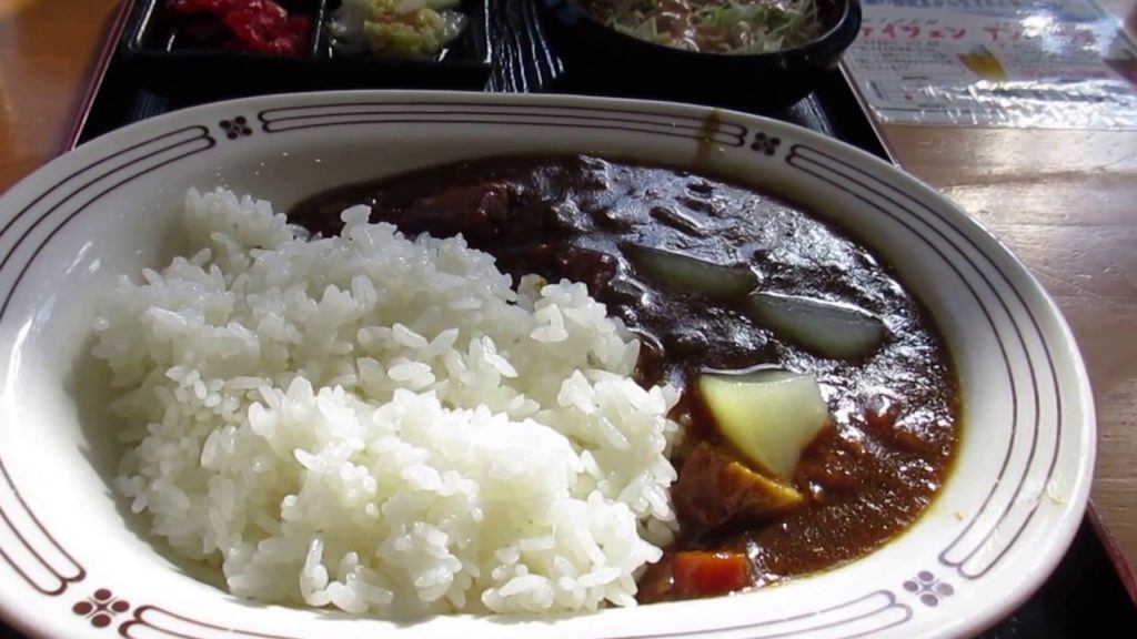 Apple Curry Rice @ Stream of the Mountains Oirase Towada Aomori Tohoku Honshu Japan