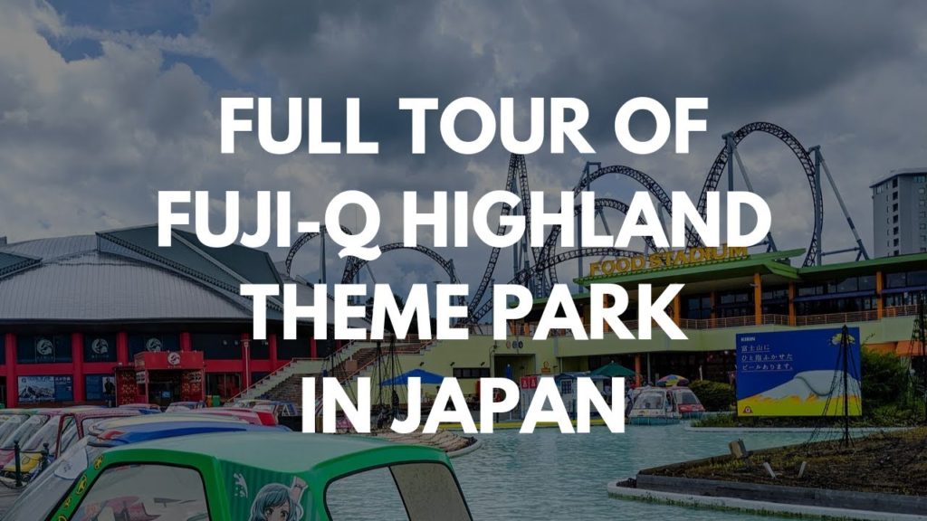 Full Tour of Fuji-Q Highland Amusement Park in Japan [F55]