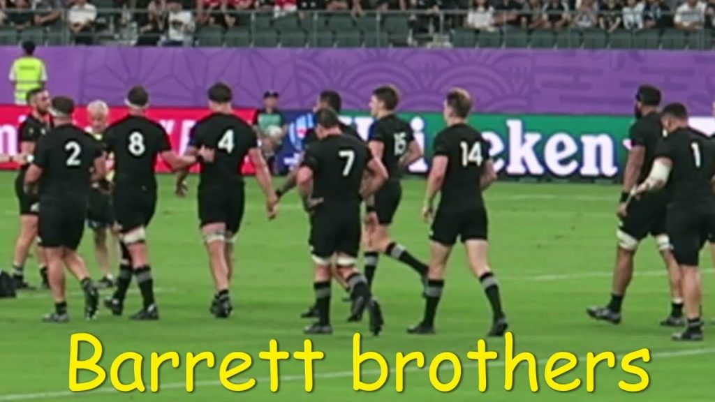 Rugby World Cup Japan 2019 in Oita | NZ vs Canada | All Blacks Barrett brothers 3 Tries ?