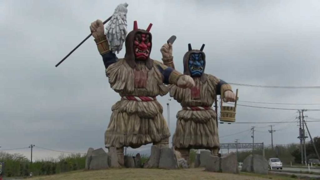Japan Trip "NAMAHAGE" Stern Faced BIG Figure(Akita)