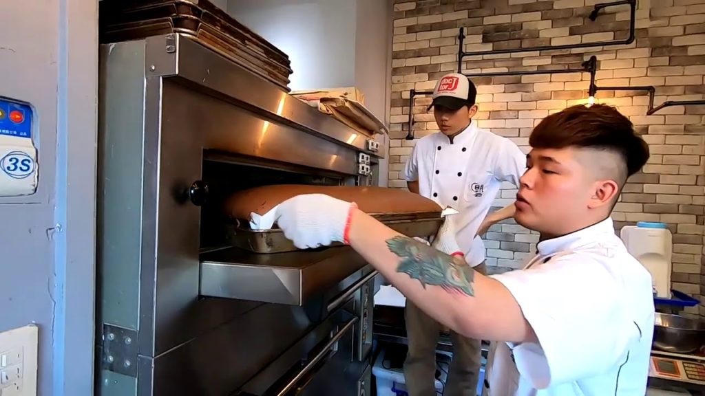 #japan japan Grand Original  Chocolate Jiggly Cake Cutting Street Food