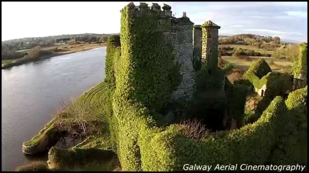 Amazing drone footage of Medieval castle