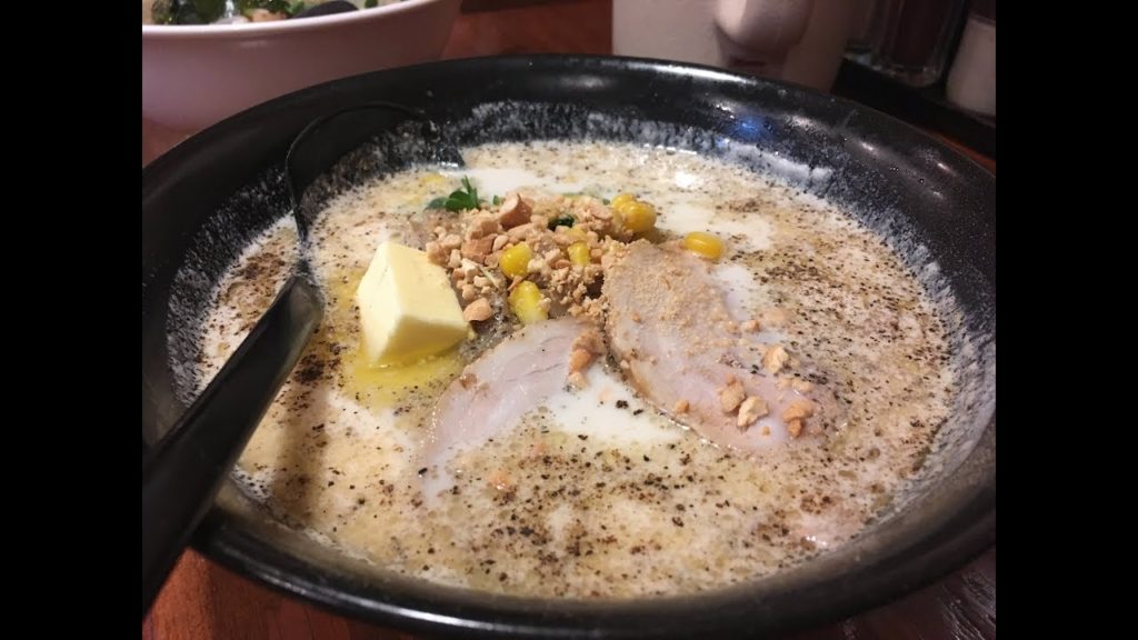 Milk Ramen at Menya Tomikichi - Hokkaido Style!
