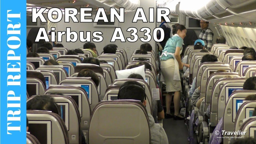 Korean Air Economy Class Airbus A330 - LONG HAUL FLIGHT SGN to AMS - Air Travel Video