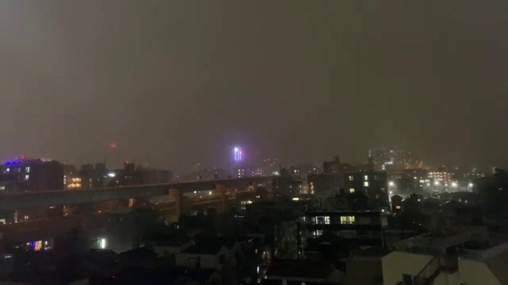 Typhoon Hagibis landfall Yokohama Japan Oct 12, 2019