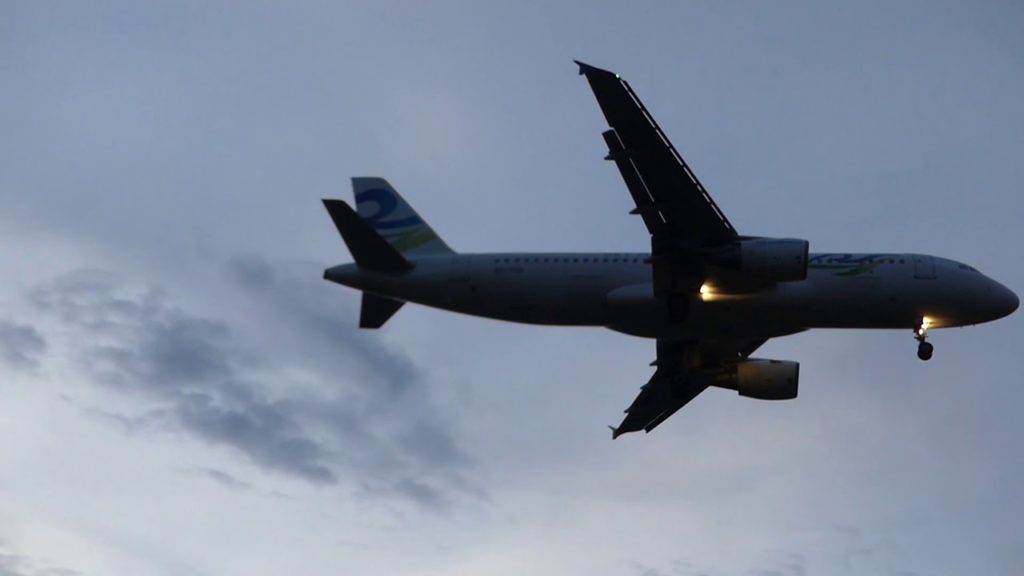 Let's take a look at the plane at Siem Reap airport