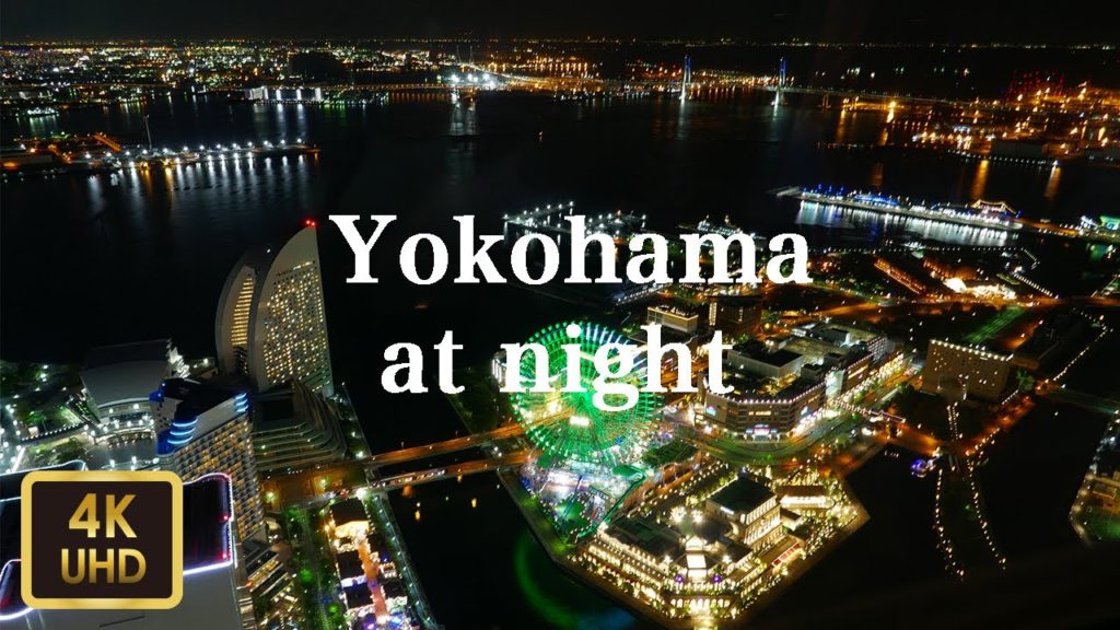 DJI Osmo Pocket -夜の横浜を散歩 Walking Yokohama at night【4K】【May 2019】