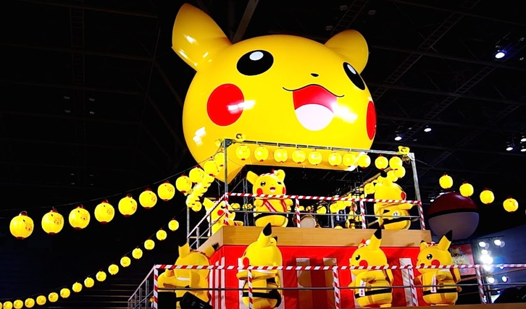 Pikachu Going Viral in Yokohama