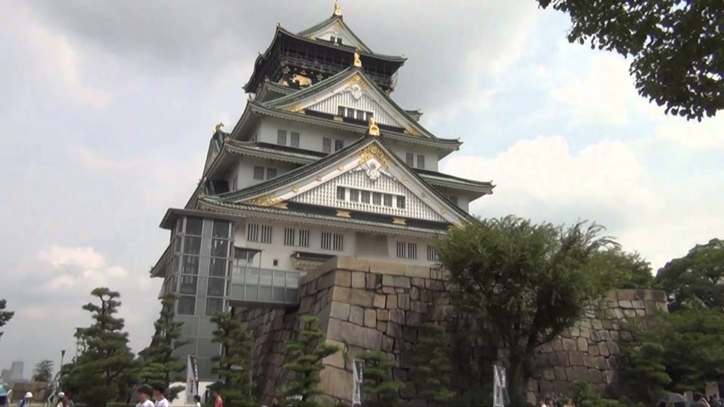 23 Florian auf Tour - Osaka 2.6 - Osaka Castle bei Tag