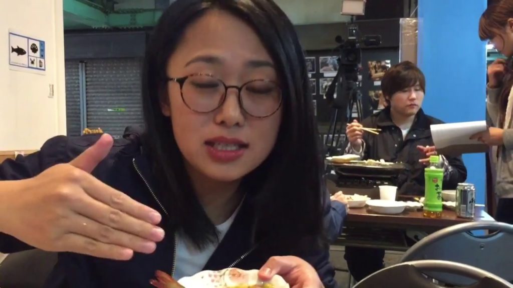 Sea Cucumber Sashimi Osaka Japan 大阪鱼市