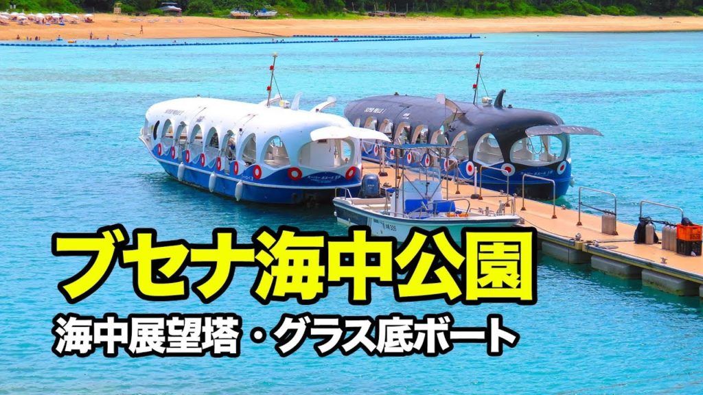 🇯🇵  Okinawa Busena Marine Park: Underwater Observatory ・ Glass-bottom boat