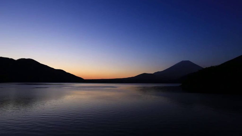 Japan 1 Minute Travel Mt.Fuji Lake Motosu-ko