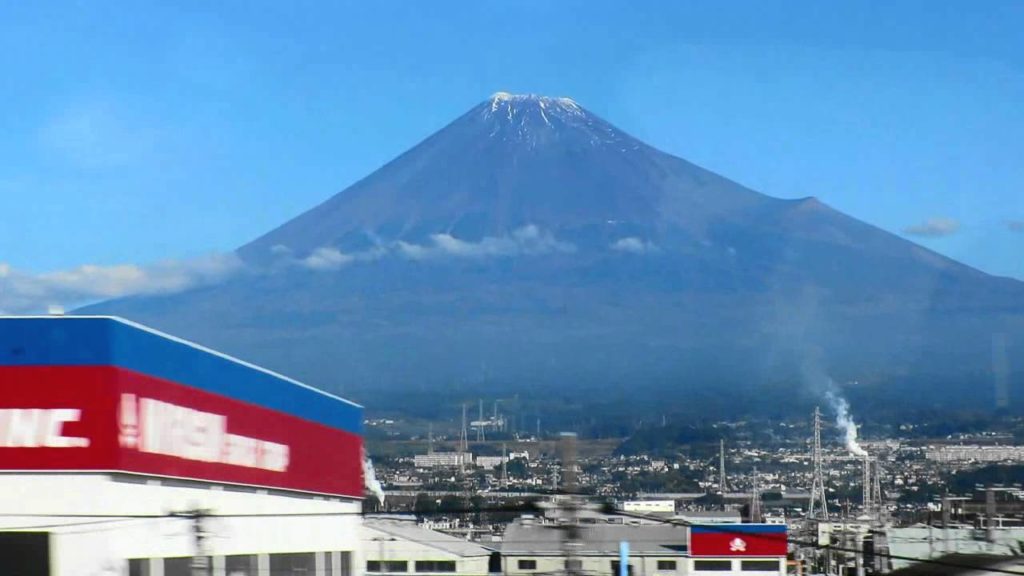 Mt Fuji – taken from Bullet Train going from Tokyo to Osaka (HD Quality 1280×720) Mt Fuji - taken from Bullet Train going from Tokyo to Osaka (HD Quality 1280x720)