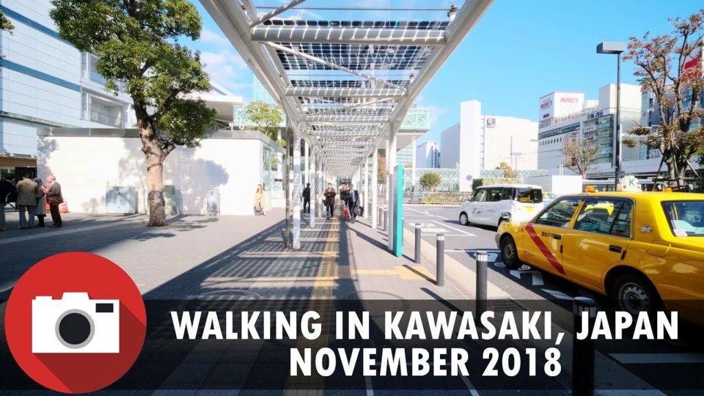 Walking in central Kawasaki, Japan - 4K 60FPS
