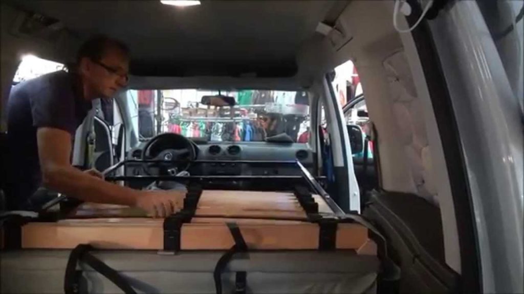 Turning a car into a camper