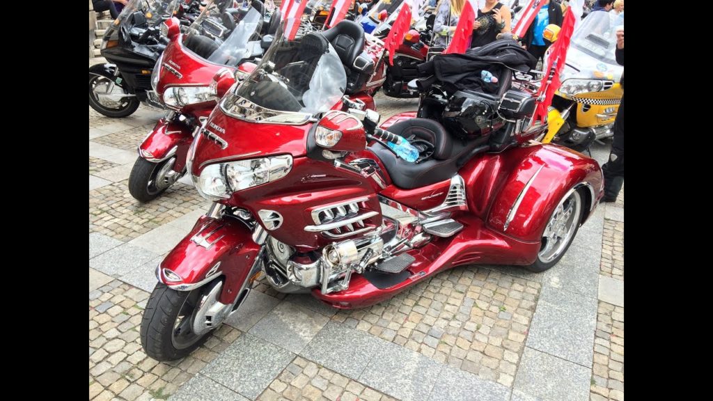 20 Międzynarodowy zlot Hondy Goldwing - Trzebieszowice 2016 - Dzienny przejazd  cz.2