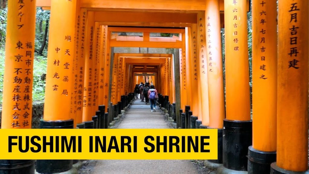 Thousands of Torii Gates at Fushimi Inari Shrine in Kyoto