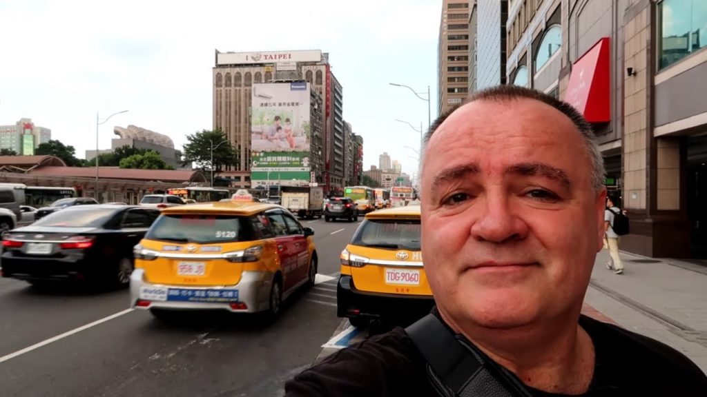 Taipei first walk around city