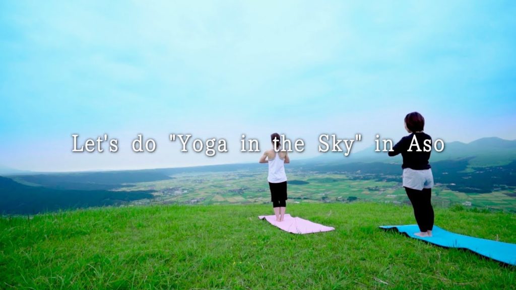 Let's do "Yoga in the Sky" in Aso｜Tabirai Car Rental