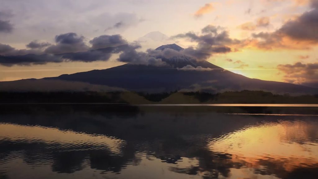 Japan 1 Minute Travel Mt.Fuji Lake Tanuki-ko