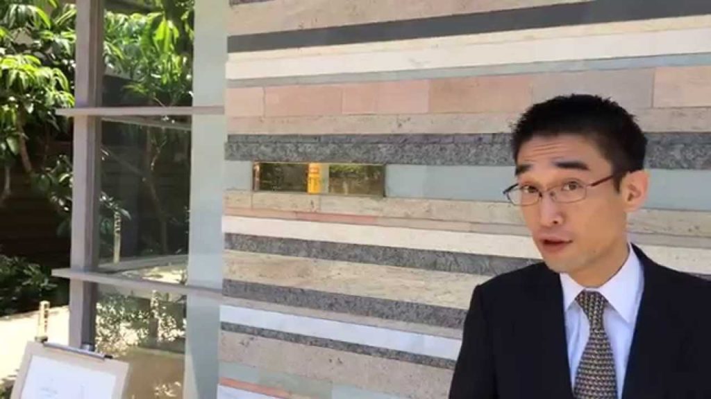 Aoshima gives a tour of the Michelin star L'Effervescence in Tokyo