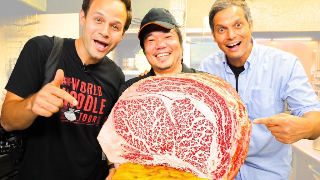 WAGYU Beef EXTREME Steak (A5 Level!) in Japan + OLIVE Wagyu Udon + BEST UDON Tour of Kagawa, Japan!