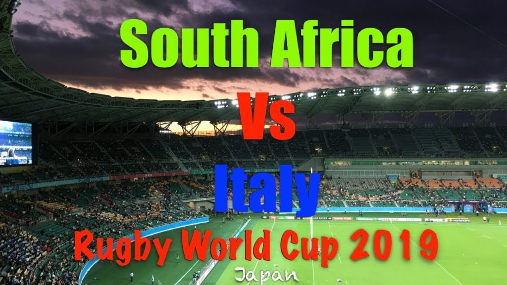 RWC Japan 2019: South Africa vs Italy