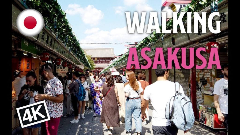 [4K]Walking in Asakusa 🇯🇵 Tokyo, Japan [60fps with Commentary]