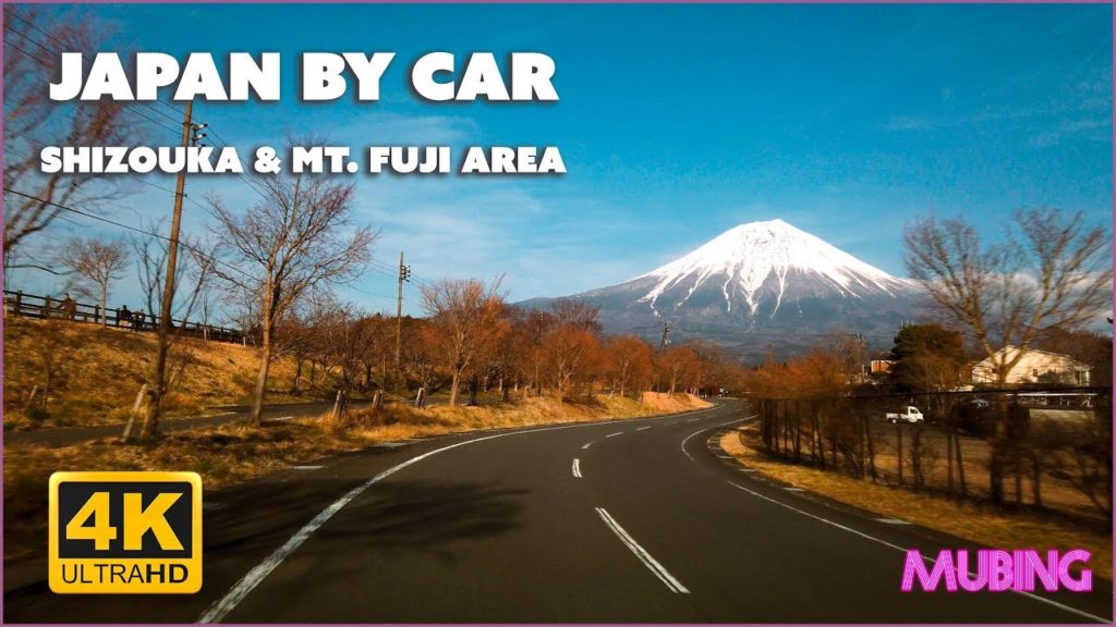 4K - Japan by car -  Shizuoka and Mt.  Fuji area - more than 1 hour -