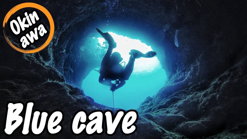 🇯🇵[Part.112] I explore caves in the sea. Blue Cave Only in Okinawa, Japan