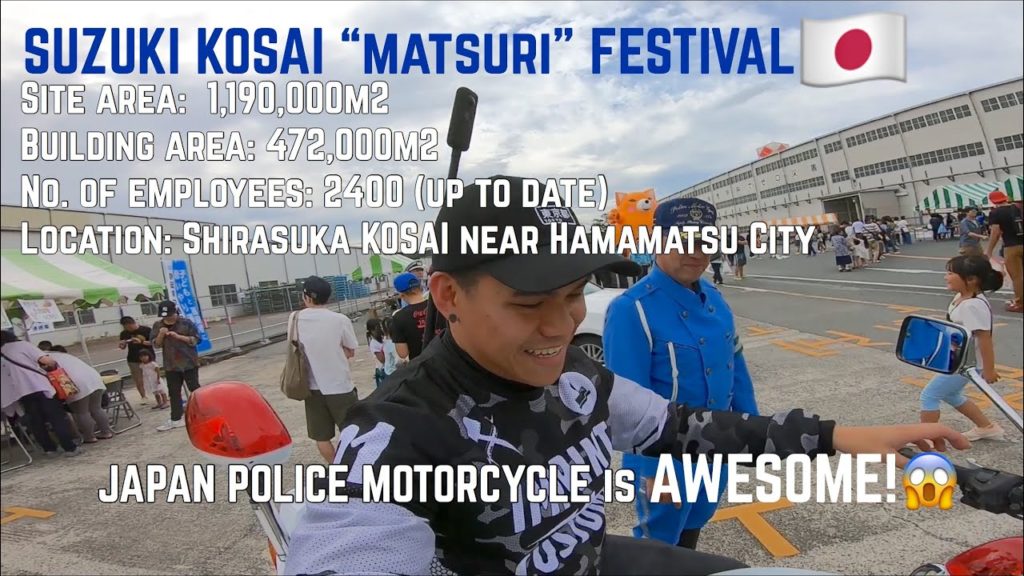 SUZUKI KOSAI JAPAN Fastest car factory | MATSURI | JAPAN POLICE MOTORCYCLE