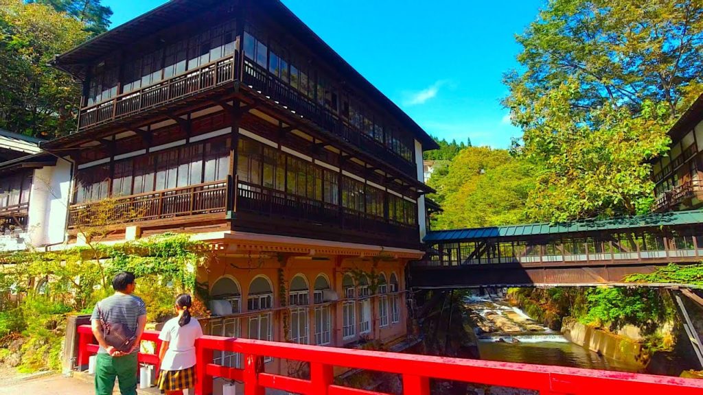 Japan walk - Shima Onsen (四万温泉) - 4K