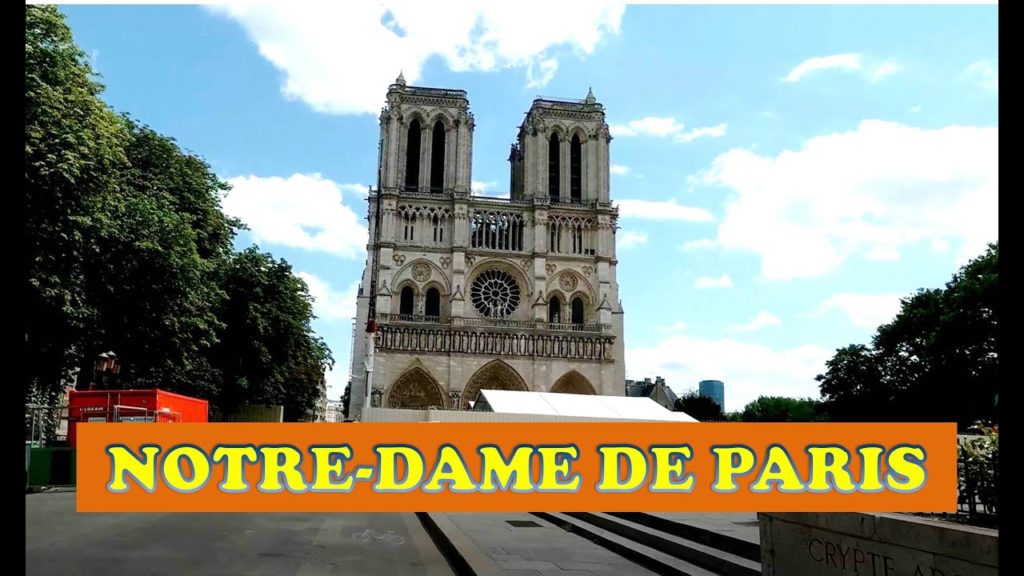 Walking around  NOTRE-DAME DE PARIS -  l'île de la Cité [4K]