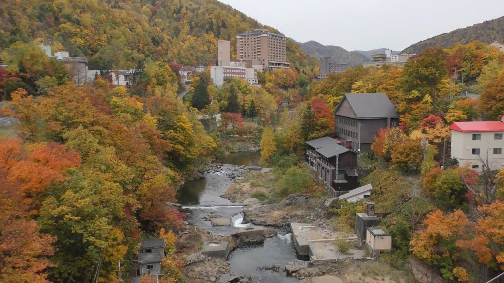 [4K] 定山渓の紅葉（2017年10月11日）/Autumn leaves at Jozankei in Sapporo