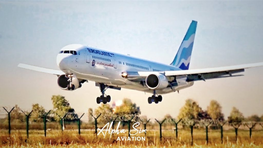 EuroAtlantic Airways Boeing 767-300ER |CS-TSV| Landing @ Belgrade airport