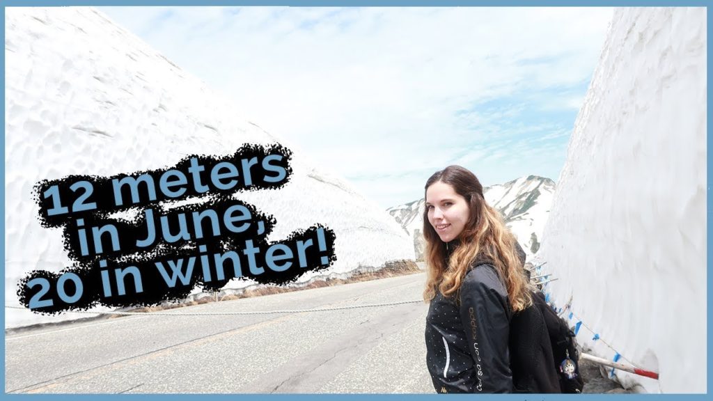 Snow Wall and Lantern Fight in Toyama, Japan