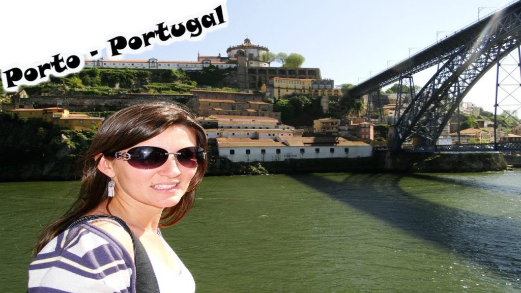 A Ponte Luís I, ligando as cidades do Porto e Vila Nova de Gaia em Portugal.