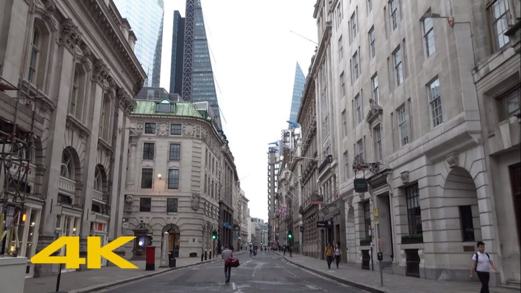 London Walk: City of London | NO TRAFFIC【4K】
